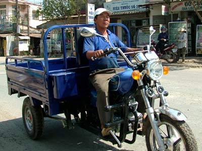 Dịch vụ xe ba gác quận Hà Đông chở đồ giá rẻ